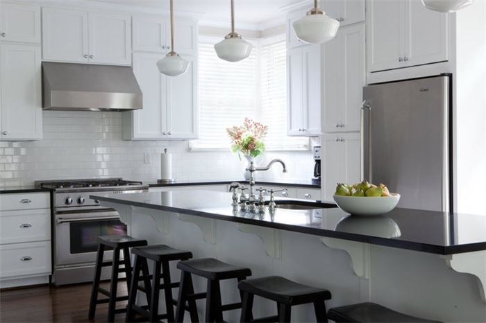 White Kitchen Black Granite Worktop - China's leading stone supplier ...